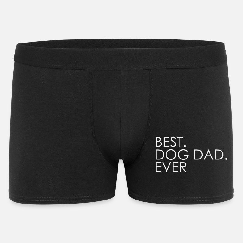 Bester Hundevater Aller Zeiten - Männer Boxer Shorts - Schwarz