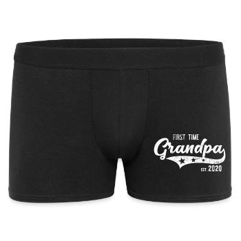 Grand-père 2020 devient grand-père pour la première fois - Boxer Homme - noir - Devant