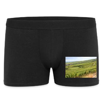 Vineyards vineyards Alsace France poster - Men's Boxer Shorts - black - Front