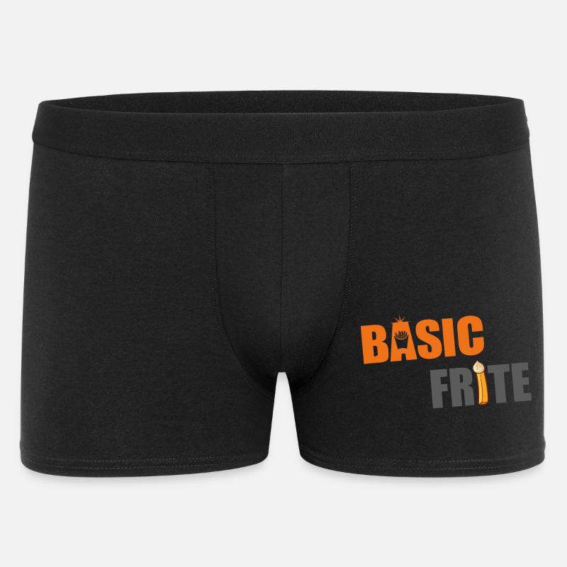 Basic fries 2 - Men's Boxer Shorts - black