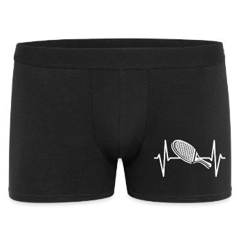 Heart beats for table tennis - Men's Boxer Shorts - black - Front