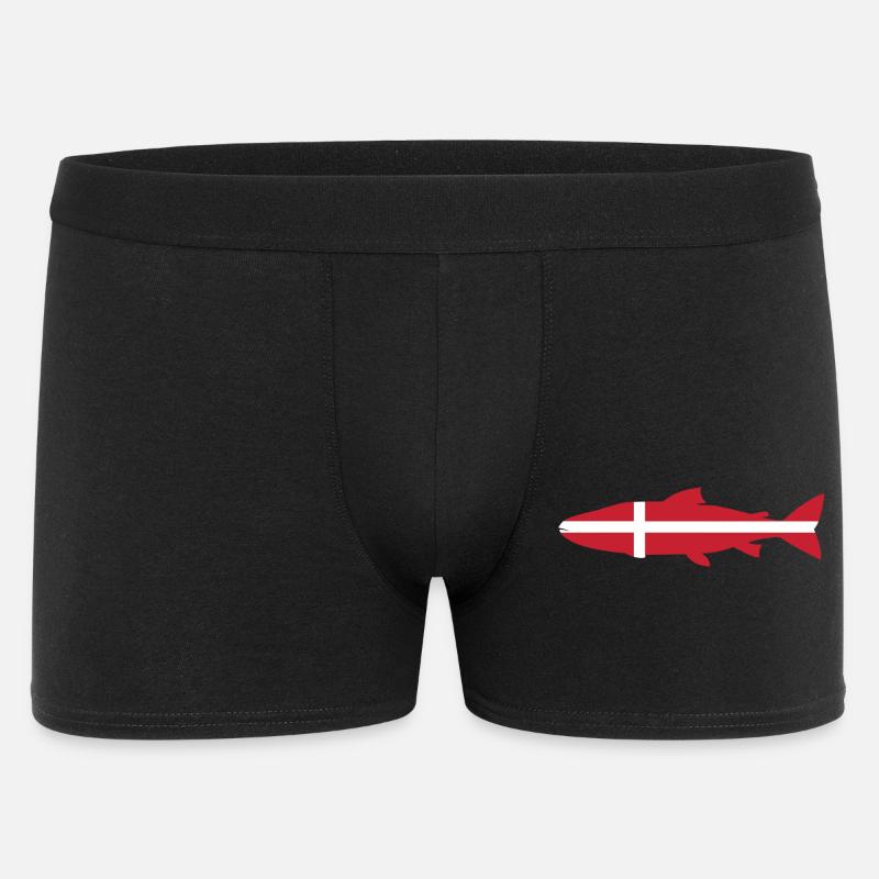 Lach Dänemark - Männer Boxer Shorts - Schwarz