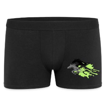 chevaux - étalon - jument - poulain - Boxer Homme - noir - Devant