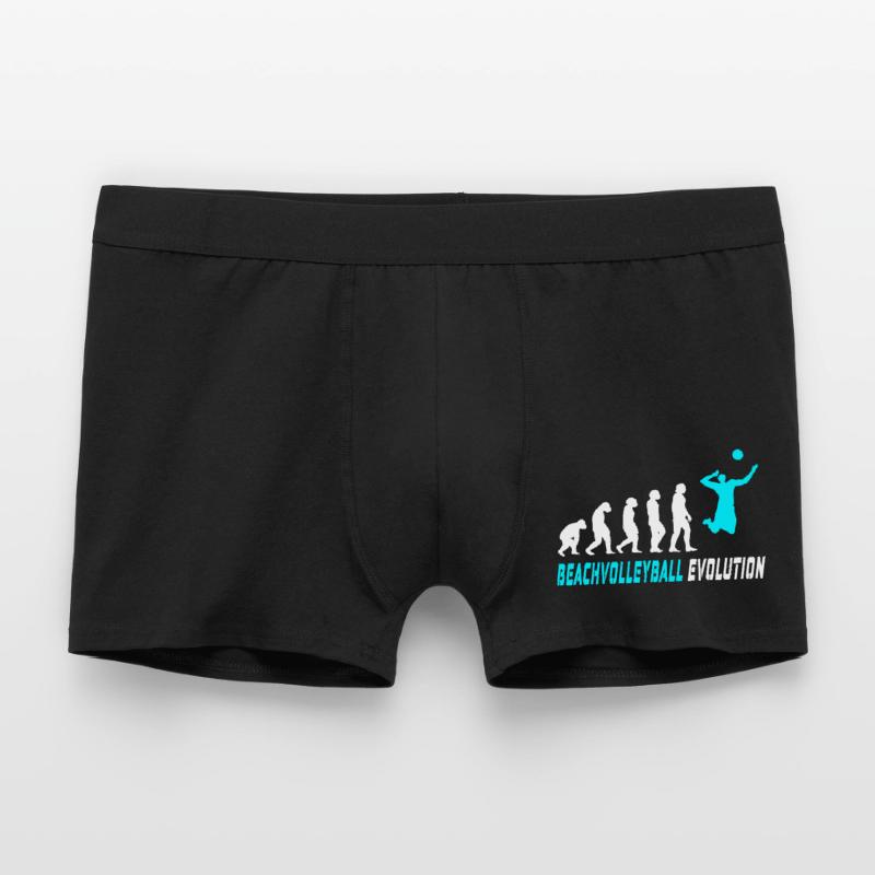 Conception d'évolution de volleyball de plage / idée cadeau Boxer Homme