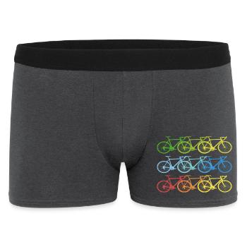 bike t-shirt sport bike summer spring - Men's Boxer Shorts - charcoal grey - Front