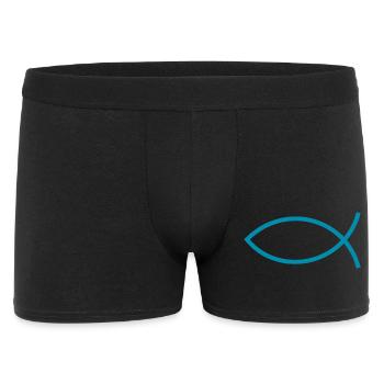 Jésus poisson Ichthys poisson poisson poisson - Boxer Homme - noir - Devant