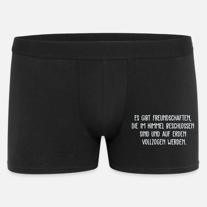 Schicksalsfreundschaften  - Männer Boxer Shorts - Schwarz
