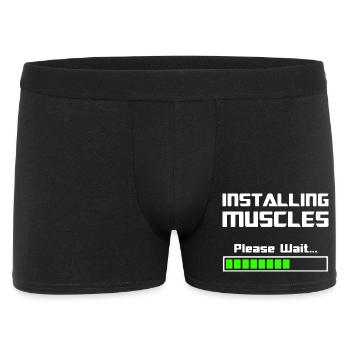 Installing Muscles Install Muscles - Men's Boxer Shorts - black - Front