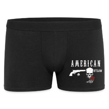 American Outlaw - Men's Boxer Shorts - black - Front