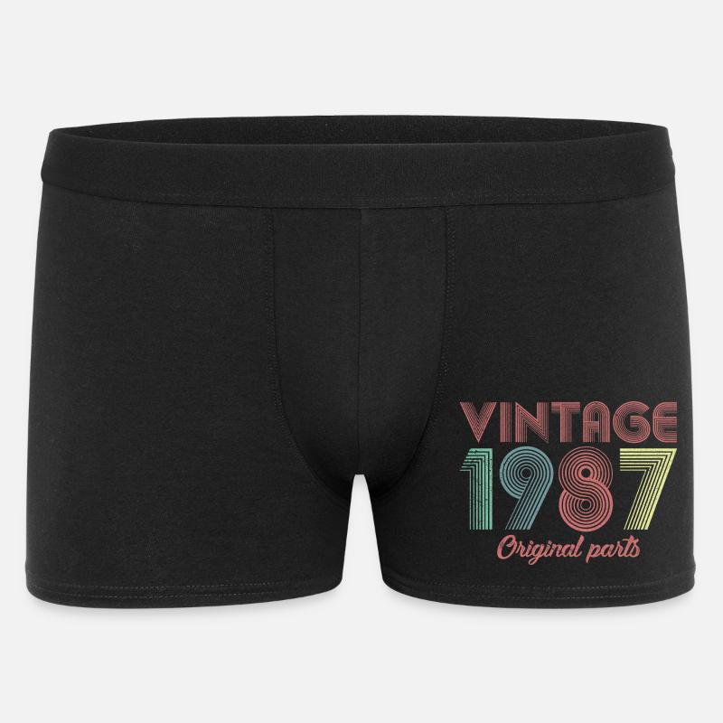 Originale Originale von 1987 - Männer Boxer Shorts - Schwarz