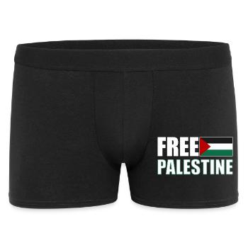 Free Palestine - Men's Boxer Shorts - black - Front