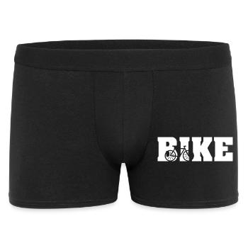 bike biker bike riding symbol icon cycling - Men's Boxer Shorts - black - Front