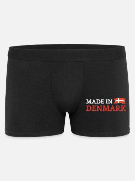 Made in Denmark, Danish pride - Men's Boxer Shorts - black