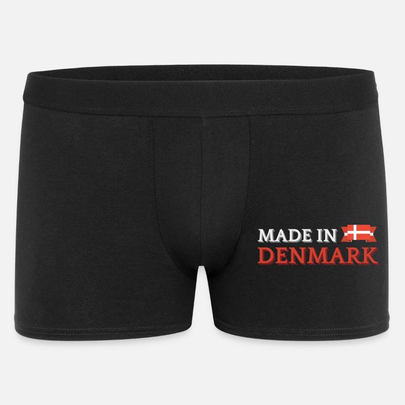 Made in Denmark, Danish pride - Men's Boxer Shorts - black