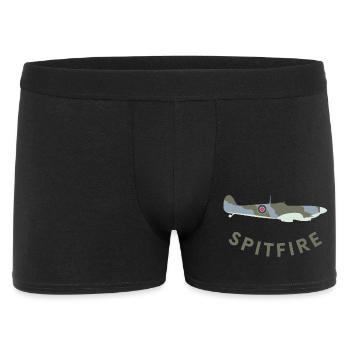 Spitfire fighter plane - Men's Boxer Shorts - black - Front