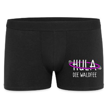 Hula die Waldfee - Für Coole Hula Girls - Männer Boxer Shorts - Schwarz - Vorne
