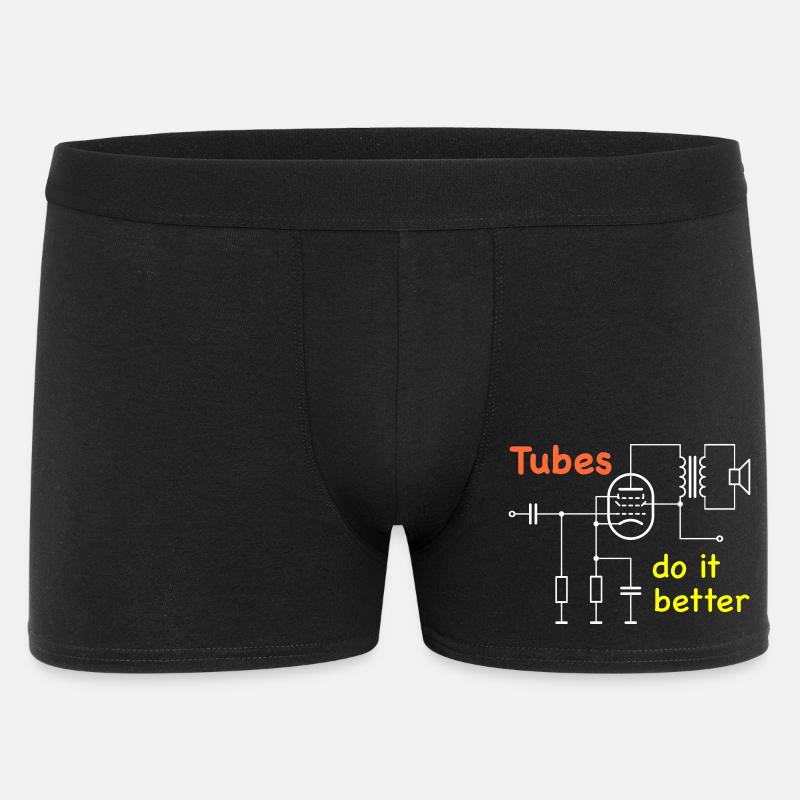 Vacuum Tubes do it better - Männer Boxer Shorts - Schwarz