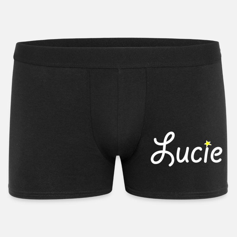 Lucie - Männer Boxer Shorts - Schwarz