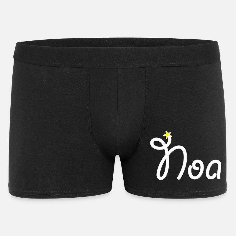Noa - Männer Boxer Shorts - Schwarz