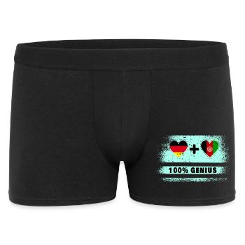 Allemagne et Afghanistan Genial / Cadeau - Boxer Homme - noir - Devant