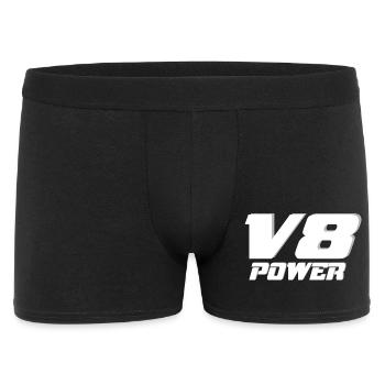 V8 - Boxer Homme - noir - Devant