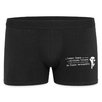 Franz Kafka-Beuys Transformation | Gregor Samsa - Men's Boxer Shorts - black - Front
