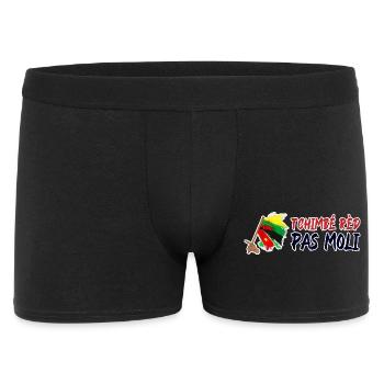 Tchimbé rèd pas moli Martinique Guadeloupe Guyane - Boxer Homme - noir - Devant