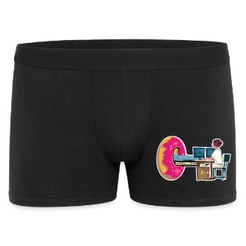 Radiologie Manipulatorin Scanner Donut Radiologie - Männer Boxer Shorts - Schwarz - Vorne