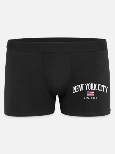 New York USA - Men's Boxer Shorts - black