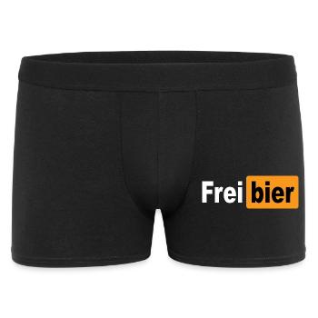 FREIBIER - Männer Boxer Shorts - Schwarz - Vorne
