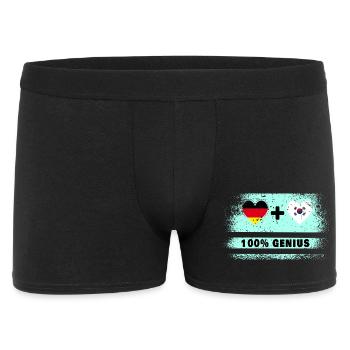 Allemagne et Corée du Sud Genial / Cadeau - Boxer Homme - noir - Devant