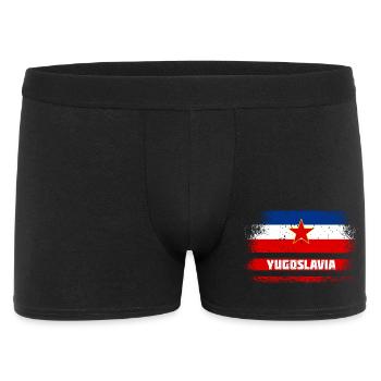 Drapeaux vintage Yougoslavie - Boxer Homme - noir - Devant