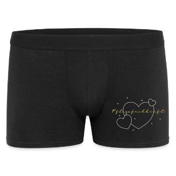 Pflege Herz Fachkraft Liebe - Männer Boxer Shorts - Schwarz - Vorne