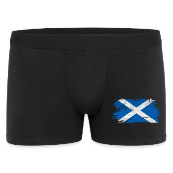 Scotland vintage flag - Men's Boxer Shorts - black - Front