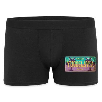 Signe vintage Yougoslavie - Boxer Homme - noir - Devant