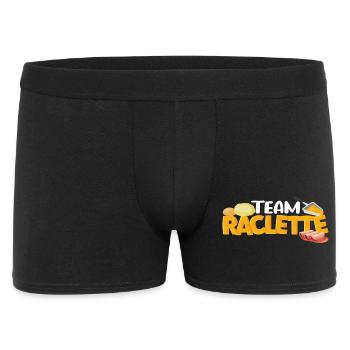 Team Raclette Lustiges Zitat Raclette Geschenk - Männer Boxer Shorts - Schwarz - Vorne