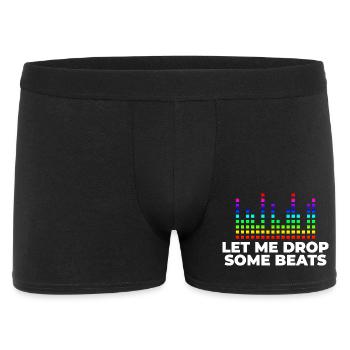 DJ Music - Men's Boxer Shorts - black - Front