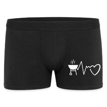 Grill Heart Rhythm - Men's Boxer Shorts - black - Front