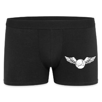 Boules balls for boules and petanque players - Men's Boxer Shorts - black - Front