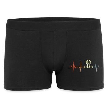 Vintage Yoga HeartLine - Boxer Homme - noir - Devant