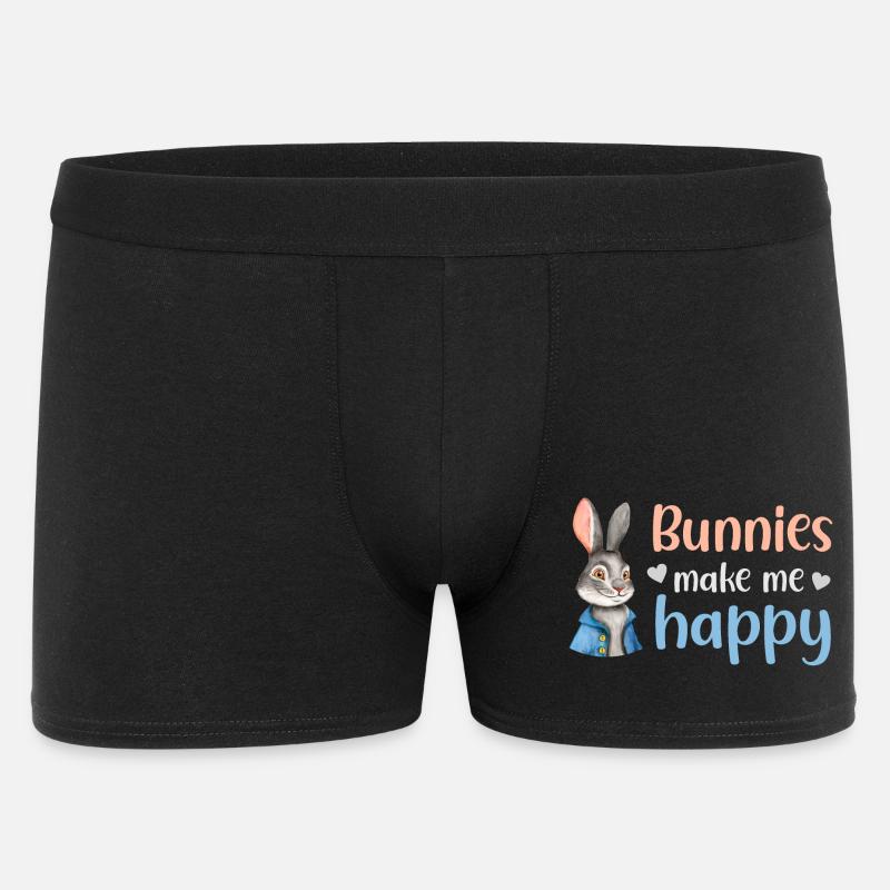 Rabbit Rabbit - Men's Boxer Shorts - black