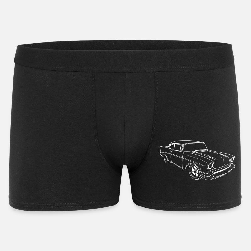 Altes amerikanisches Auto - Männer Boxer Shorts - Schwarz