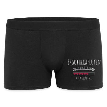 Ergotherapeutin in Ausbildung Geschenk - Männer Boxer Shorts - Schwarz - Vorne