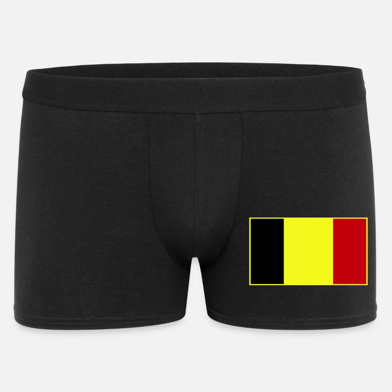 Anpassbare dreifarbige Flagge - Männer Boxer Shorts - Schwarz
