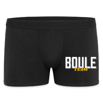 Boule Team Boulekugeln pour Bouler et Pétanque - Boxer Homme - noir - Devant