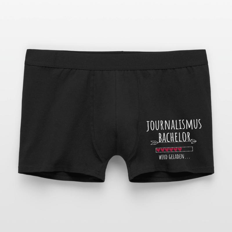 Journalismus Bachelor Studium Studentin Geschenk Männer Boxer Shorts