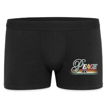 Peace Peace Freedom No War Peace Sign - Men's Boxer Shorts - black - Front