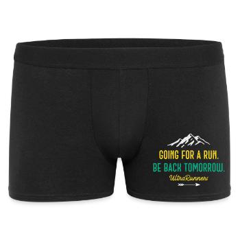 Aller courir. Soyez de retour demain. Ultra Runners - Boxer Homme - noir - Devant