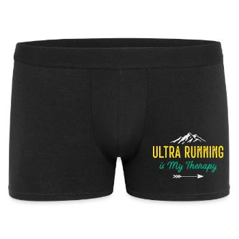 Ultra Running is My Therapy - Men's Boxer Shorts - black - Front