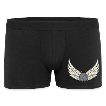 Ailes de boule bouler et joueur de pétanque - Boxer Homme - noir - Devant